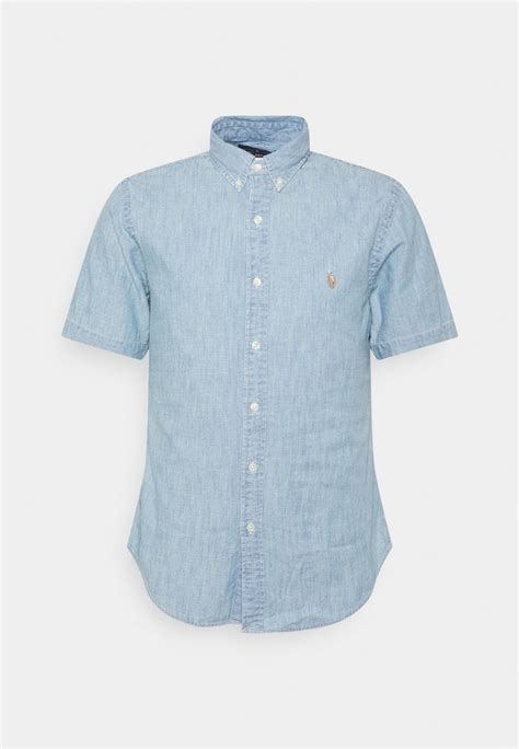 Polo Ralph Lauren Slim Fit Indigo Chambray Shirt Chemise Light