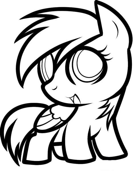 Rainbow Dash Coloring Pages - ColoringPagesOnly.com