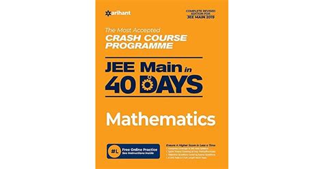 Days Crash Course For Jee Main Mathematics By Arihant Experts