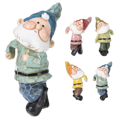 Garden Gnome Plant Pot Hugger Outdoor Gnome Statue Pot Huggers For