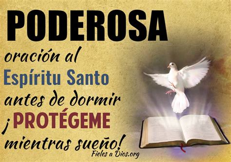 La poderosa oración al Espíritu Santo para tener un sueño reparador