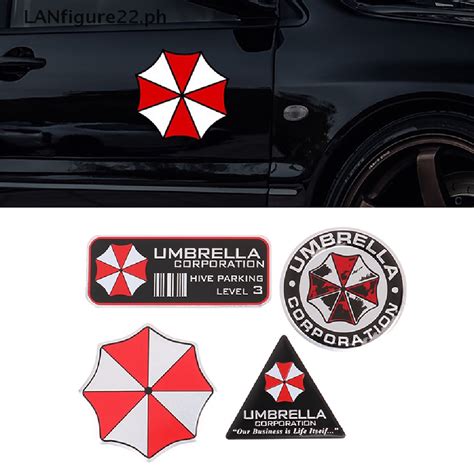 Lanfigure Resident Evil Car Sticker Decal Umbrella Corporation Sticker