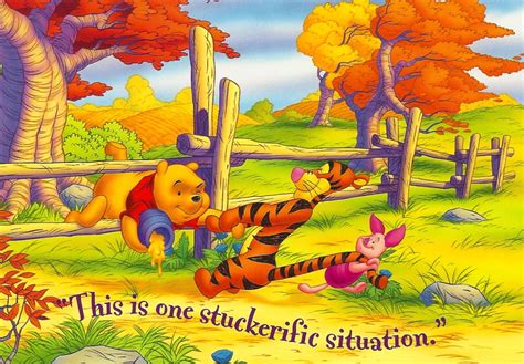 My Favorite Disney Postcards Winnie The Pooh Stuck