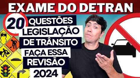 SIMULADO DO DETRAN 2024 LEGISLAÇÃO DE TRÂNSITO E PLACAS PROVA DO