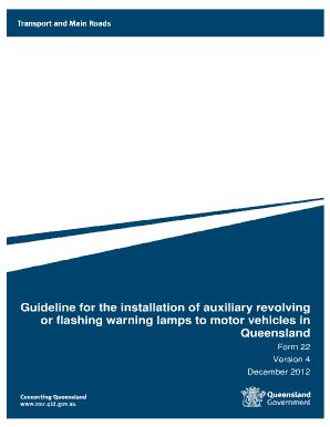 Fillable Online Guideline For The Installation Of Auxiliary Revolving