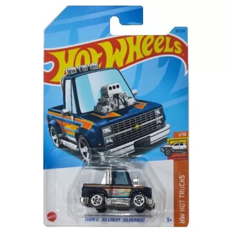 Hot Wheels Toon D 83 Chevy Silverado Azul Marino Tooned 2023 Mercadolibre