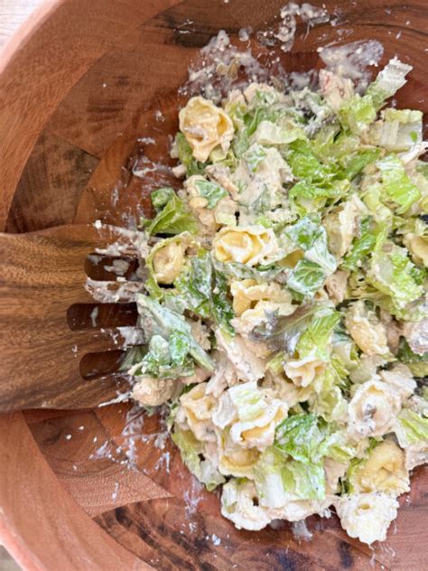 Tortellini Caesar Salad The Sassy Barn