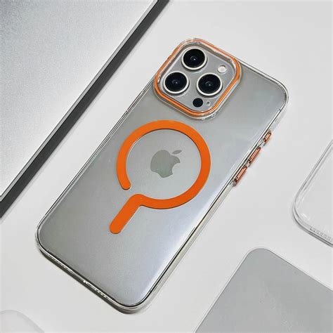 Funda De Tel Fono Magn Tica Fuerte Ultrafina Transparente Para Iphone