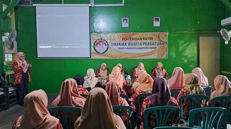 Pertemuan Rutin Dharma Wanita Dinas Pariwisata Membangun Solidaritas