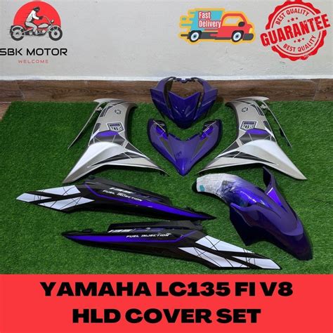 YAMAHA LC135 V8 FI COVER SET TITAN CUSTOM 2020 201 PURPLE S3 COVER