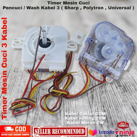 Timer Wash Mesin Cuci Pencuci Kabel Multi Sharp Polytron Sanken