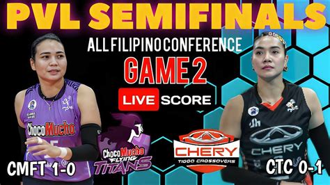 Chery Tiggo Vs Choco Mucho Semifinals Pvl Live Play By Play