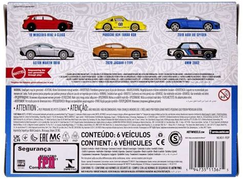 European Car Culture In Deluxe Packaging With Pcs Hot Wheels
