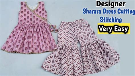 Very Easy Baby Sharara Dress Cutting And Stitchingdesigner Baby Girl