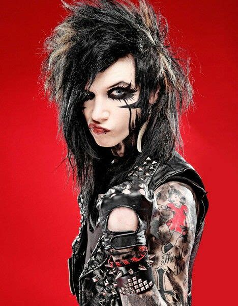 Andy Sixx 2011 Andy Biersack Glam Rock Makeup Vail Bride Brides Band Andy Sixx Black Veil