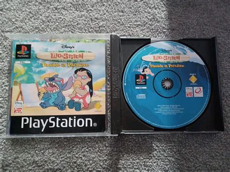 Lilo Stitch Trouble In Paradise Sony PlayStation 1 2002 PS1 Game