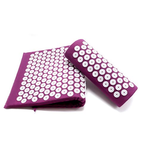 Prosource Fit Acupressure Mat And Pillow Set For Back Neck Pain Relief