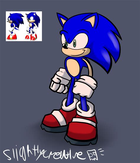 Dreamcast Styled Sonic By Samicomofficial On Newgrounds
