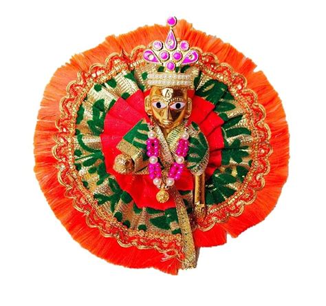 Buy Pittal Laddu Gopal Statue Murti Kanha Ji With Pushak Mukut Metal