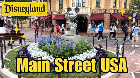 Main Street Usa Walkthrough Sights And Sounds Of Disneyland May