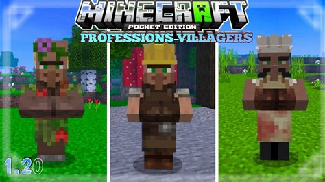 Professions Villagers Add Ons For Minecraft 1 20 YouTube