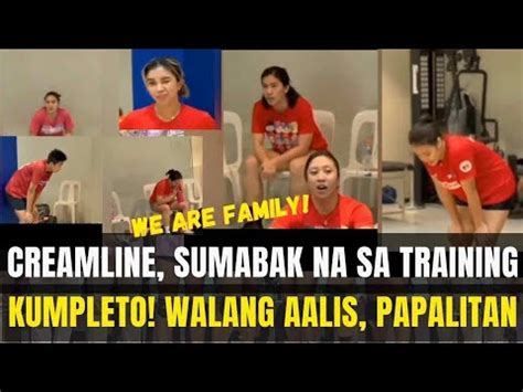 Creamline Balik Training Na Solid Pa Rin Kumpleto Walang Aalis