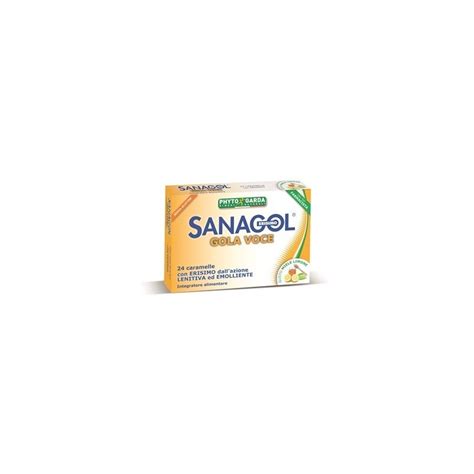 Phyto Garda Sanagol Gola Voce Miele Limone 24 Caramelle