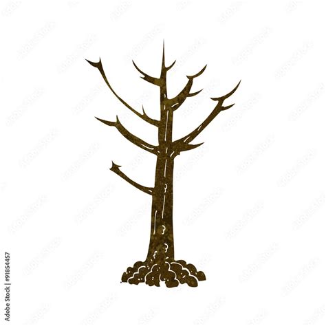 Cartoon Naked Tree Stock Vector Adobe Stock