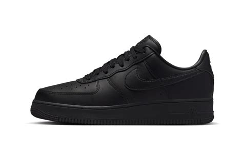 Nike Air Force 1 Low All Black Fresh Release Hypebae