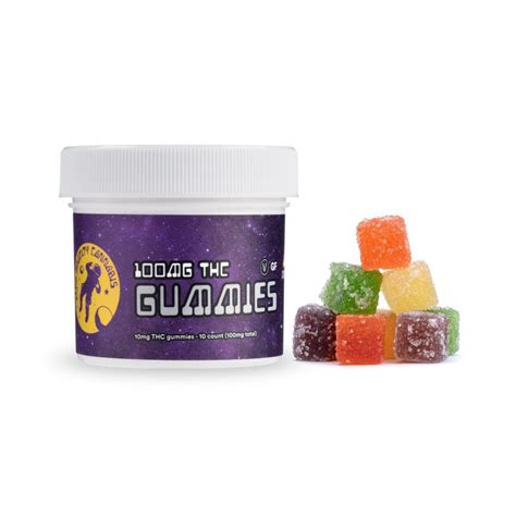 THC Gummies 10 Pack 100mg Zero Gravity Cannabis