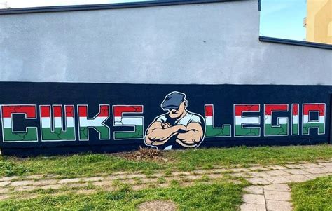 Nowe Legijne Graffiti CWKS Legia 264 Legionisci