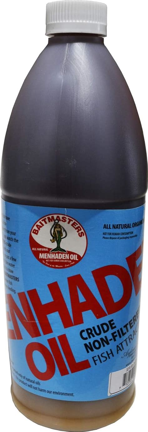 Baitmasters Menhaden Oil Fish Attractant 32 Ounces