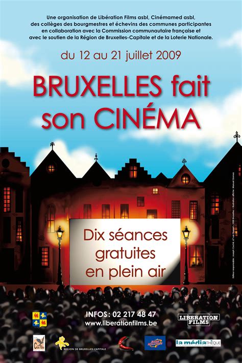 Bruxelles fait son cinéma 10 projections gratuites en plein air dans 10