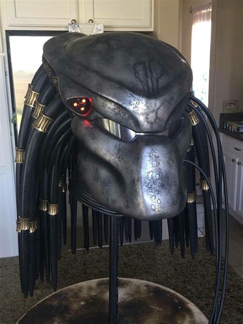 My Finished Predator Head By Casey Mccabe Predator Mask Predator