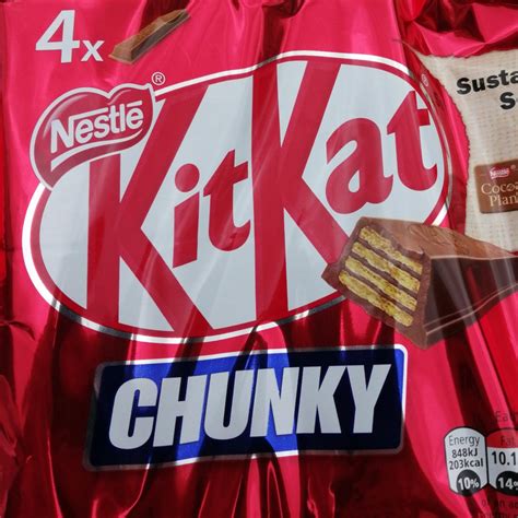 Kit Kat Chunky Nestlé kalórie kJ a nutričné hodnoty