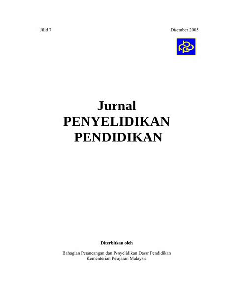 PDF Jurnal PENYELIDIKAN PENDIDIKAN Blog Umy Ac Idblog Umy Ac Id