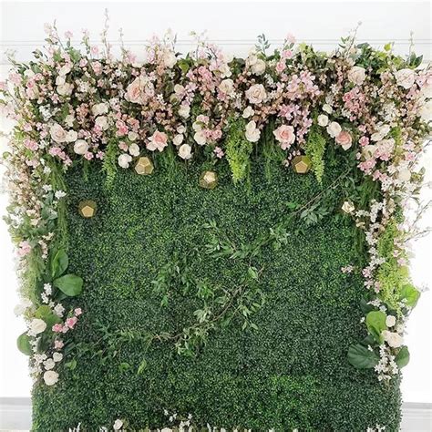 Grass Panels Flower Wall Wedding Wedding Backdrop Flower Wall Backdrop Flower Wall Wedding