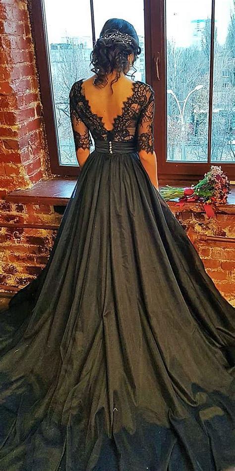 Corset Black Wedding Dresses Jenniemarieweddings