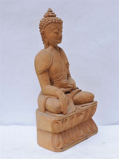 Buddhist Handmade Wooden Shakyamuni Buddha Normal Natural Wood Price