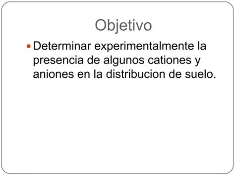 Identificaci N De Cationes Mediante El Analisis A La Ppt