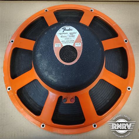 Jbl Branded Jbl D140f 15 Frame Signature Speaker 8 Ohm Orange Amp