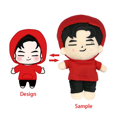 High Quality Korean 20cm Kpop Idol Dolls Cute Plushie Stuffed Custom