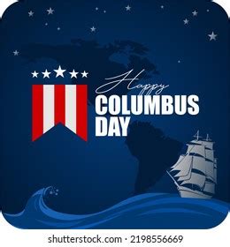 Columbus Day Background Vectors Silhouette Ship Stock Vector (Royalty Free) 2198556669 ...