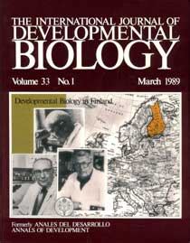 Vol The International Journal Of Developmental Biology