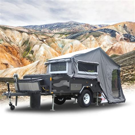 Rv Guangdong Factory Tear Drop Camper Off Road Camping Trailers