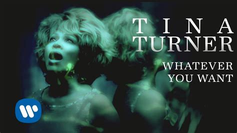 Tina Turner Whatever You Want Official Music Video Youtube Music