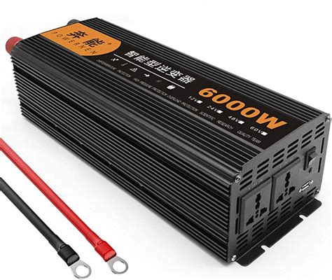 3200W 5000W 6000W Pure Sine Wave Power Inverter 12V 24V To 110V 220V