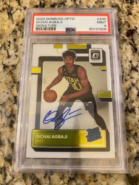 2022 23 Panini Donruss Optic Rated Rookie Signatures 205 Ochai