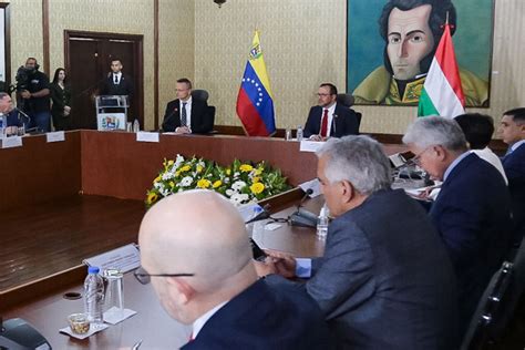 Venezuela Y Hungr A Firman Memorando De Entendimiento En Sectores