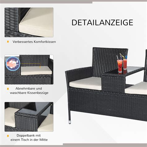 Koop Sunny Poly Rotan Tuinbank Met Tafel Tuinbank Bank Zits Staal